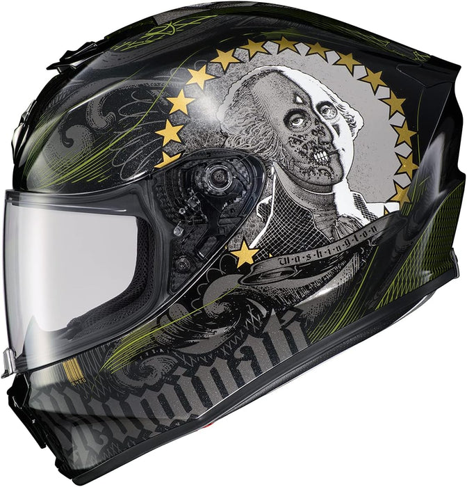 Street Motorcycle Helmet Comm Ready Speaker Pockets DOT Approved - Adult