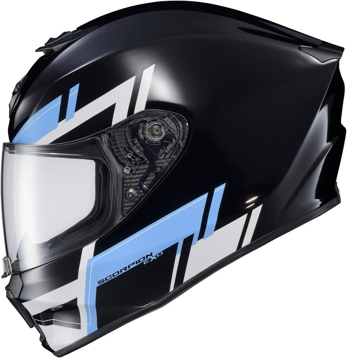 Street Motorcycle Helmet Comm Ready Speaker Pockets DOT Approved - Adult